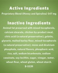 Active ingredients for Dentalife Activfresh for large dogs