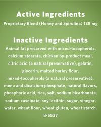 Active ingredients for Dentalife Activfresh for mini dogs