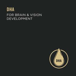 DHA for brain & vision development.