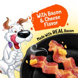 with bacon & cheese flavor