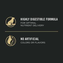 Highly digestible formula for optimal nutrient delivery. No artificial colors or flavors.