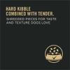 hard kibble combine with tender shredded pieces for taste and texture dogs love