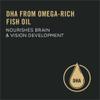 DHA from omega-rich fish oil