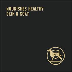 nourishes healthy skin and coat