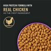 High protein formula with real chicken as the first ingredient.