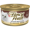 Fancy Feast Classic Paté Tender Beef Feast Gourmet Wet Cat Food
