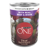 Purina ONE® True Instinct Tender Cuts in Gravy Dog Food Formula With Real Beef & Bison