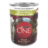 Purina ONE True Instinct Tender Cuts in Gravy Dog Food Formula With Real Chicken & Duck 