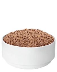 Bowl of grain free turkey wet dog food