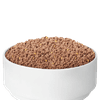 Bowl of grain free turkey wet dog food