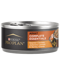 Purina Pro Plan Complete Essentials Adult Seared Chicken, Julienne Carrots & Barley Entrée In Gravy Wet Dog Food