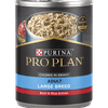 Pro Plan Adult Large Breed Beef & Rice Entrée Chunks In Gravy Wet Dog Food