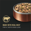 Made with Real Beef for a taste dogs love