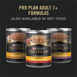 Pro Plan Adult 7+ Formulas, also available in wet food