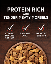 protein rich with tender meaty morsels